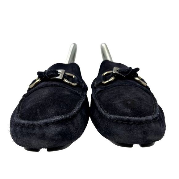Prada Made in Italy Driving Slip On Loafers 5870 40 Horseshoe Black Flats Women' - Picture 6 of 10